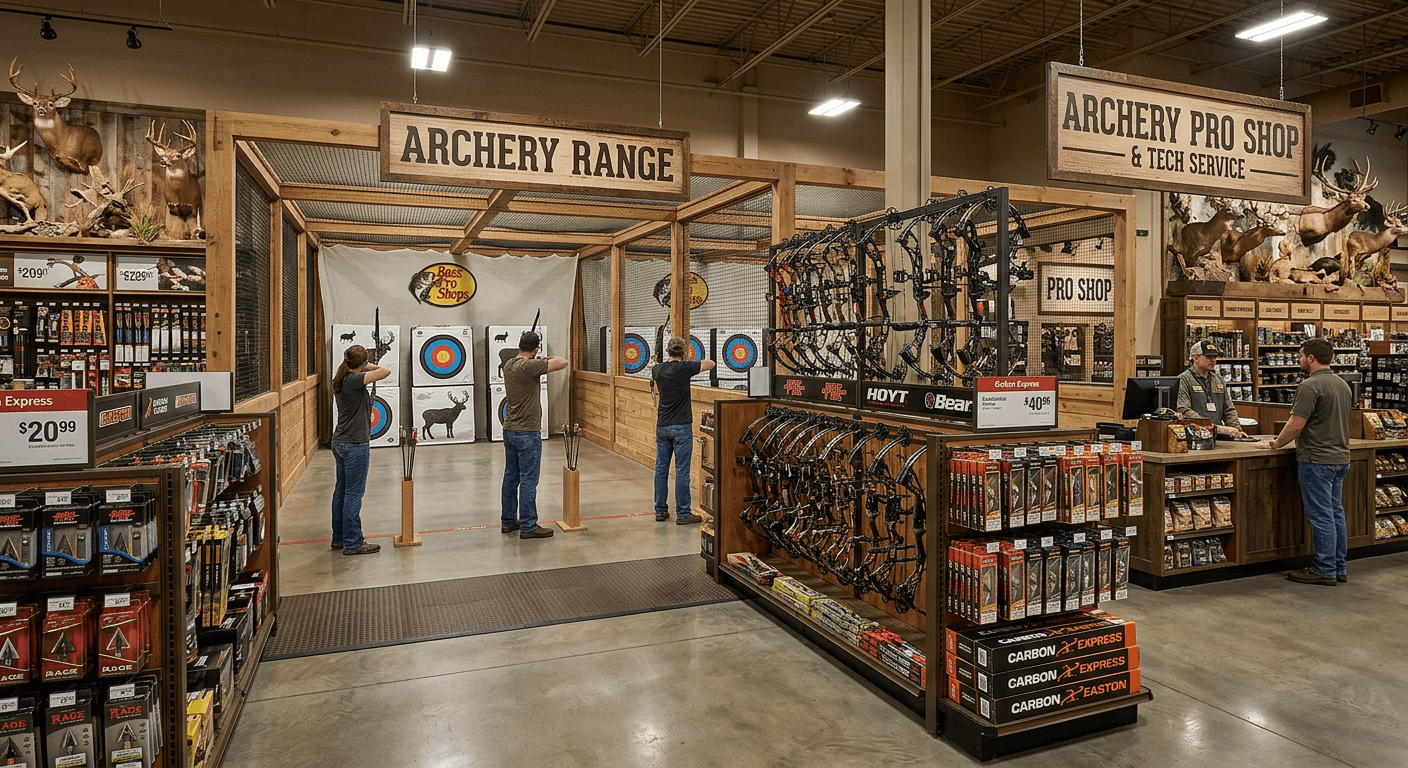 Bass Pro Shops Archery Range Area