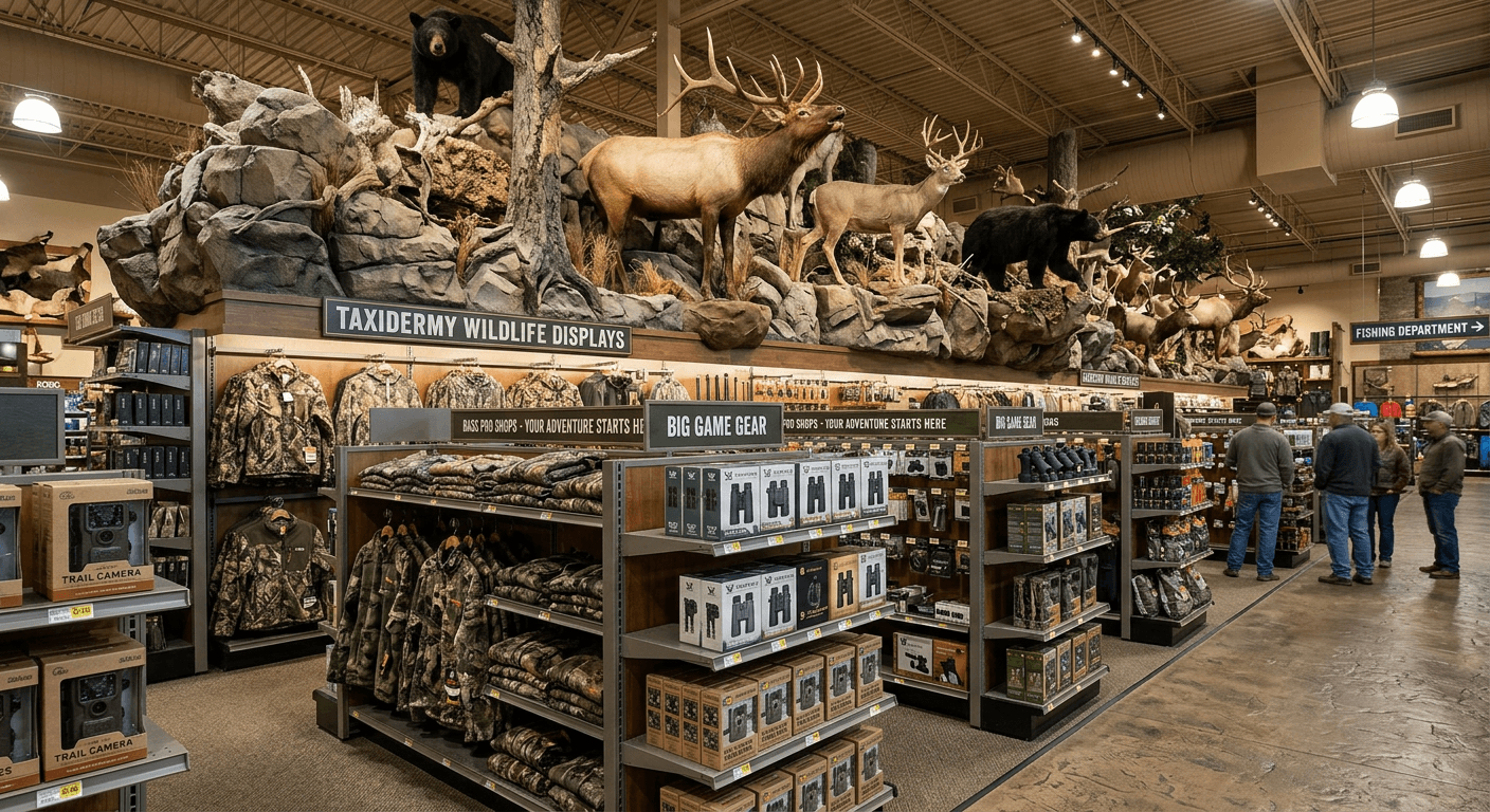 Bass Pro Shops Taxidermy Wildlife Displays