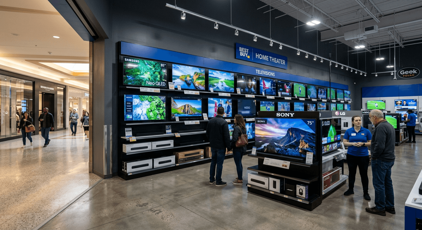Best Buy TV Wall