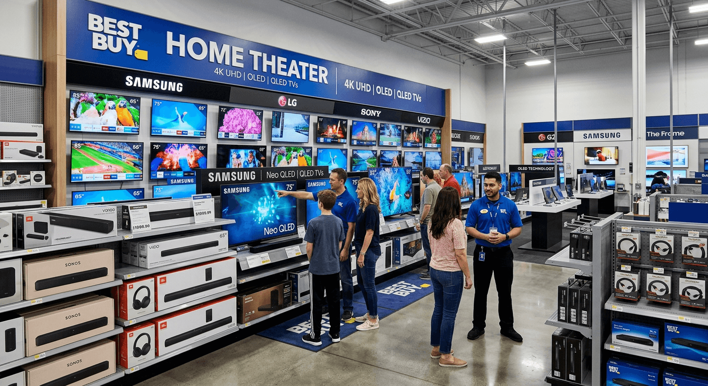 Best Buy TV Wall Display