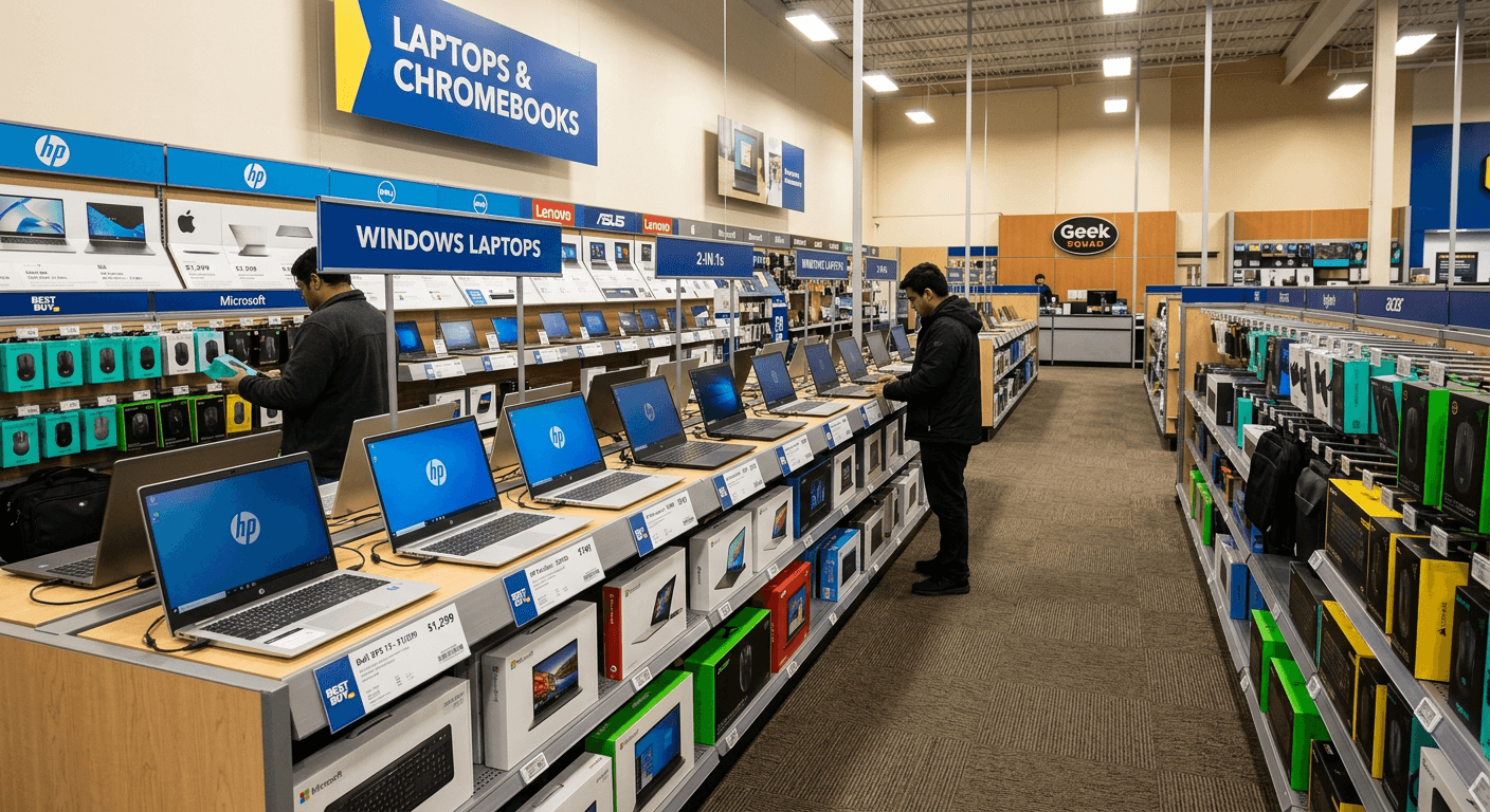 Best Buy Laptop and Computer Section