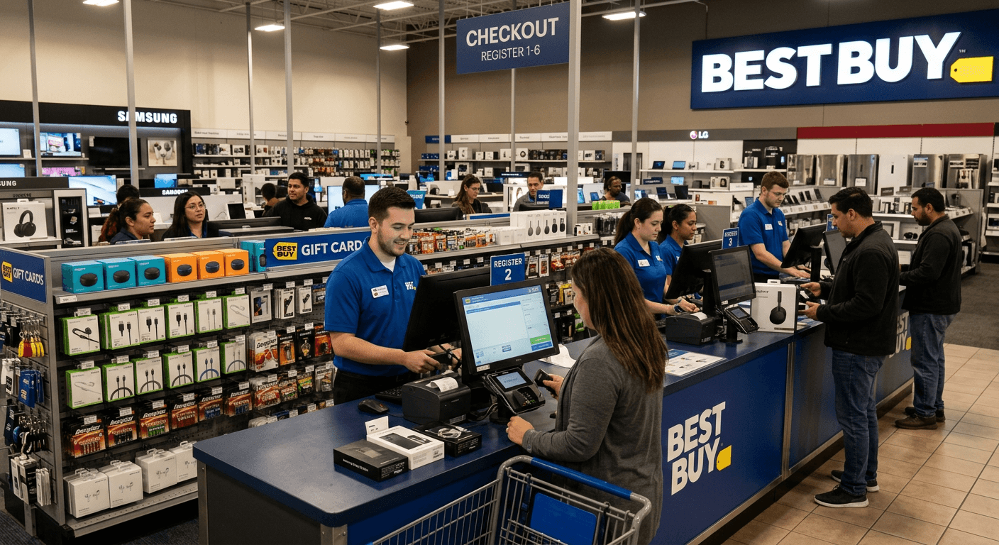 Best Buy Checkout and Front Area