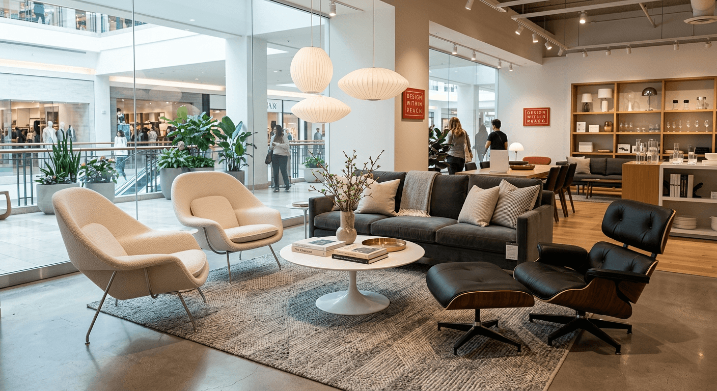 Design Within Reach Living Room Setup