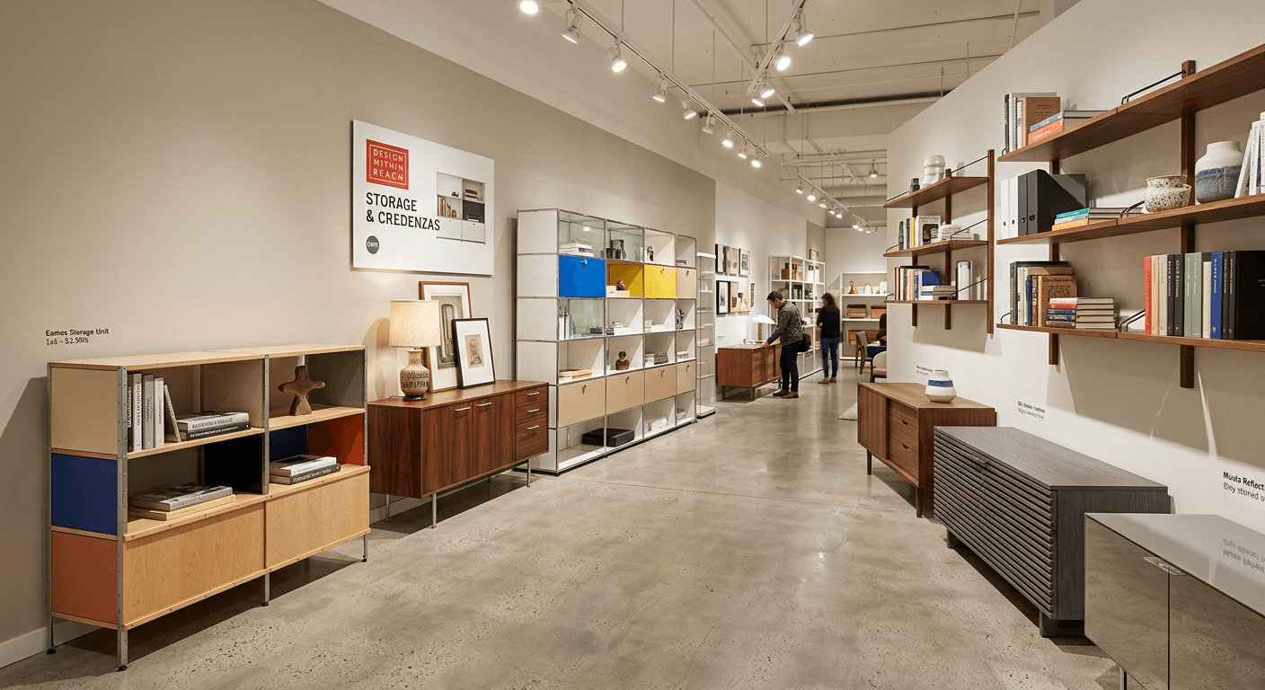 Design Within Reach Storage Shelving and Credenzas