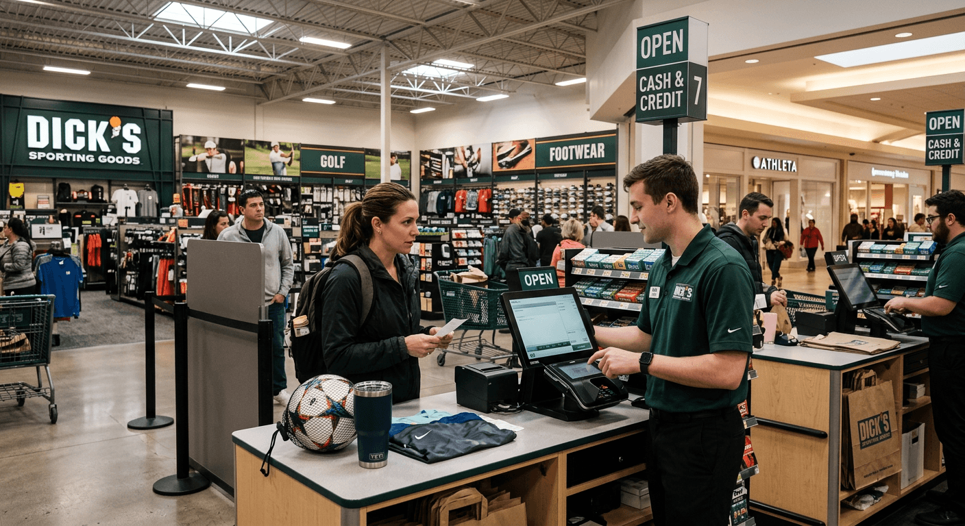Dick's Sporting Goods Checkout