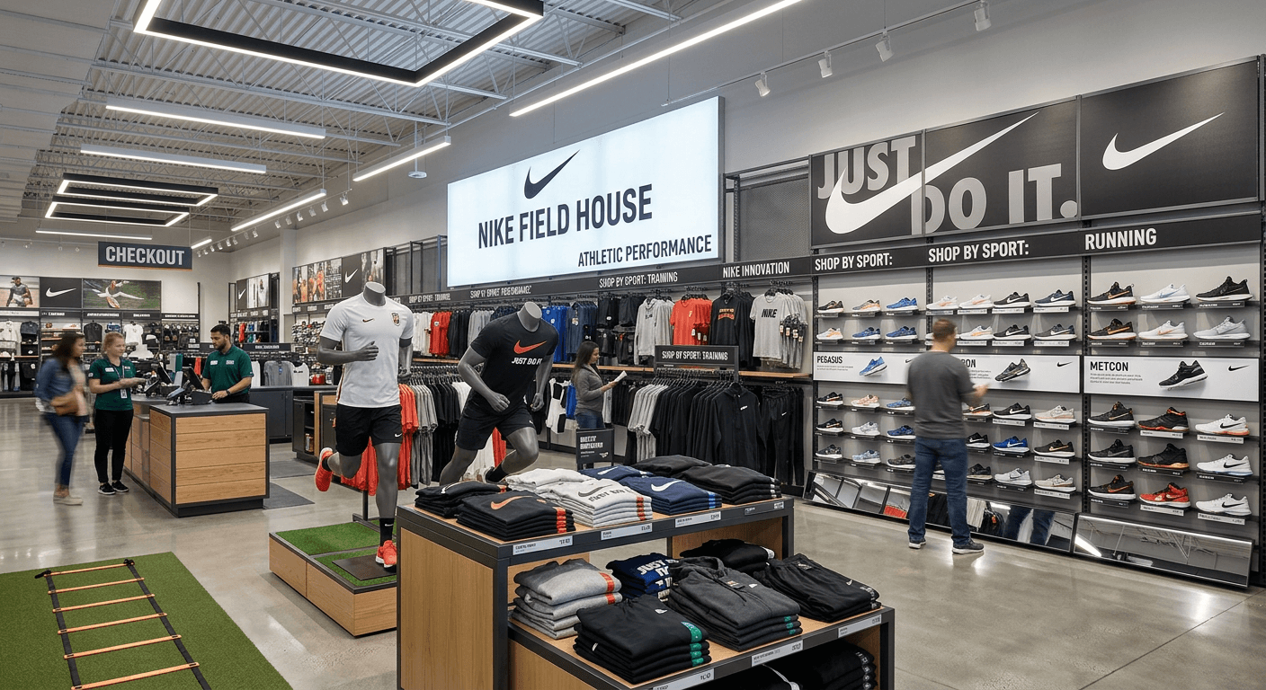 Dick's Sporting Goods Nike Field House Interior