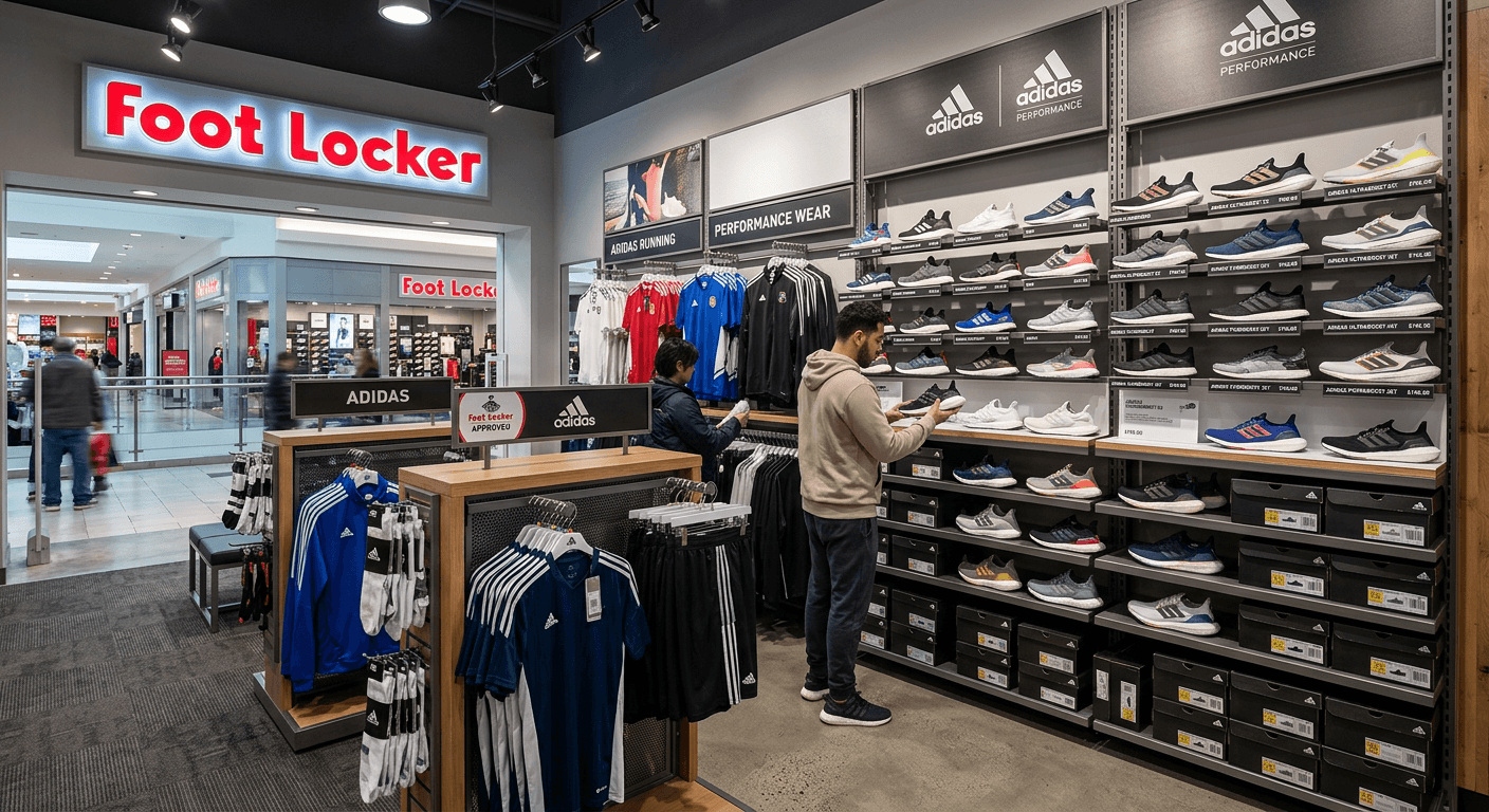 Foot Locker Adidas Performance Section