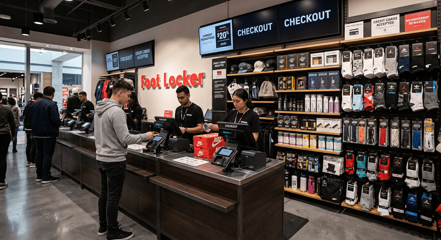 Foot Locker Checkout and Impulse Products