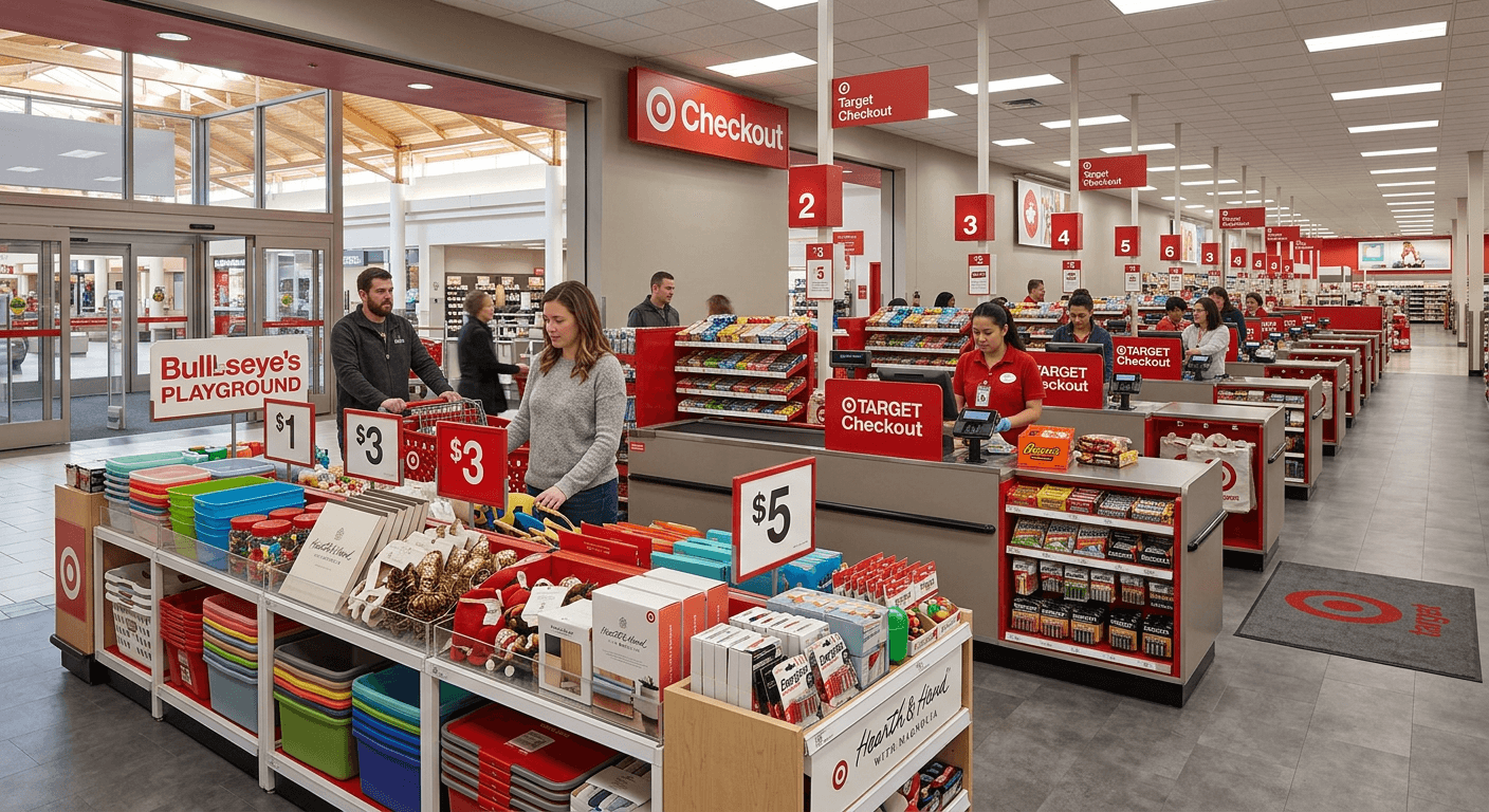 Target Dollar Spot and Checkout Area