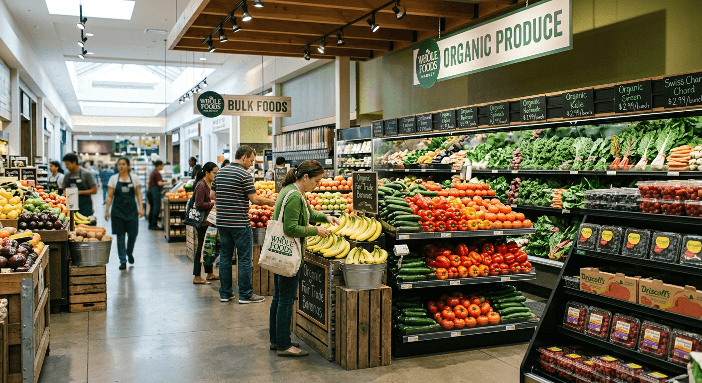 Whole Foods Market Vibrant Produce Section