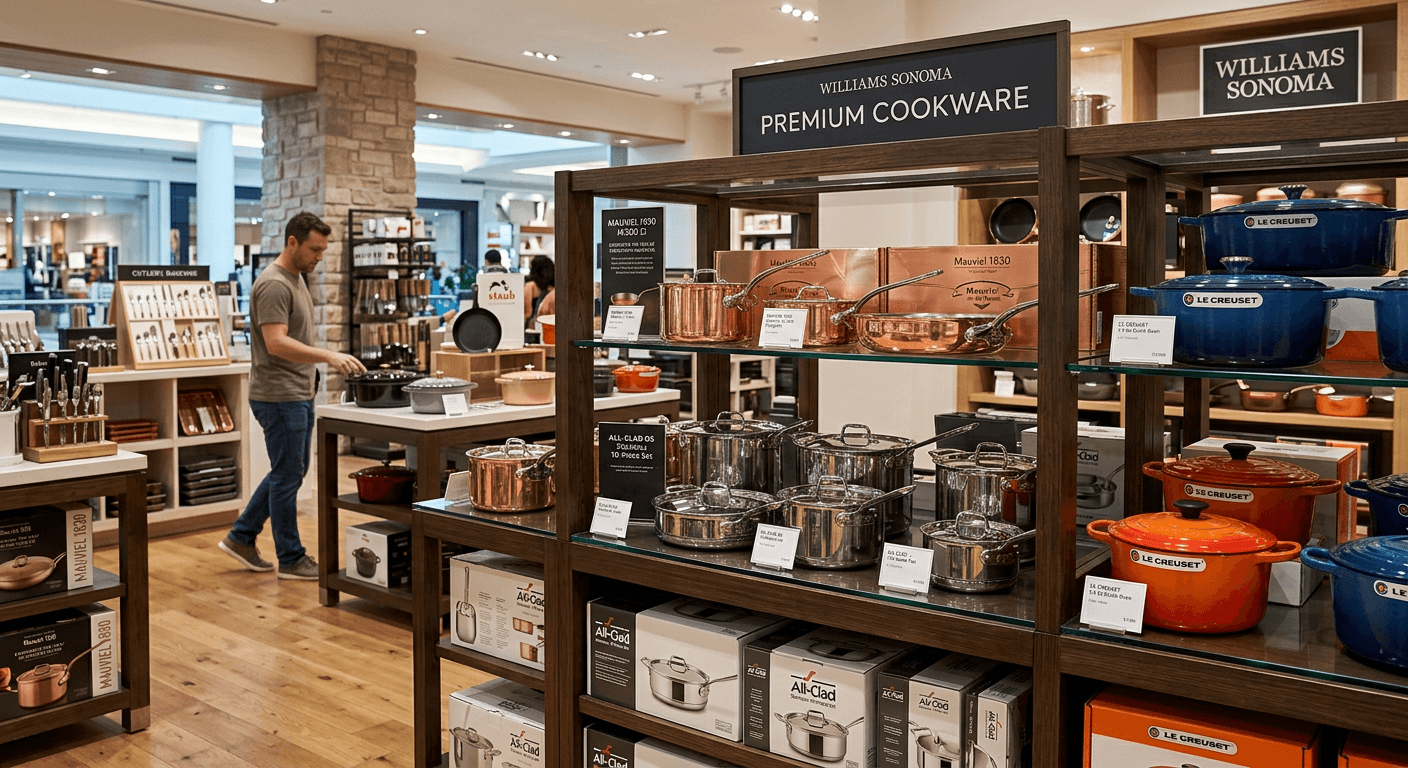 Williams Sonoma Premium Cookware Display
