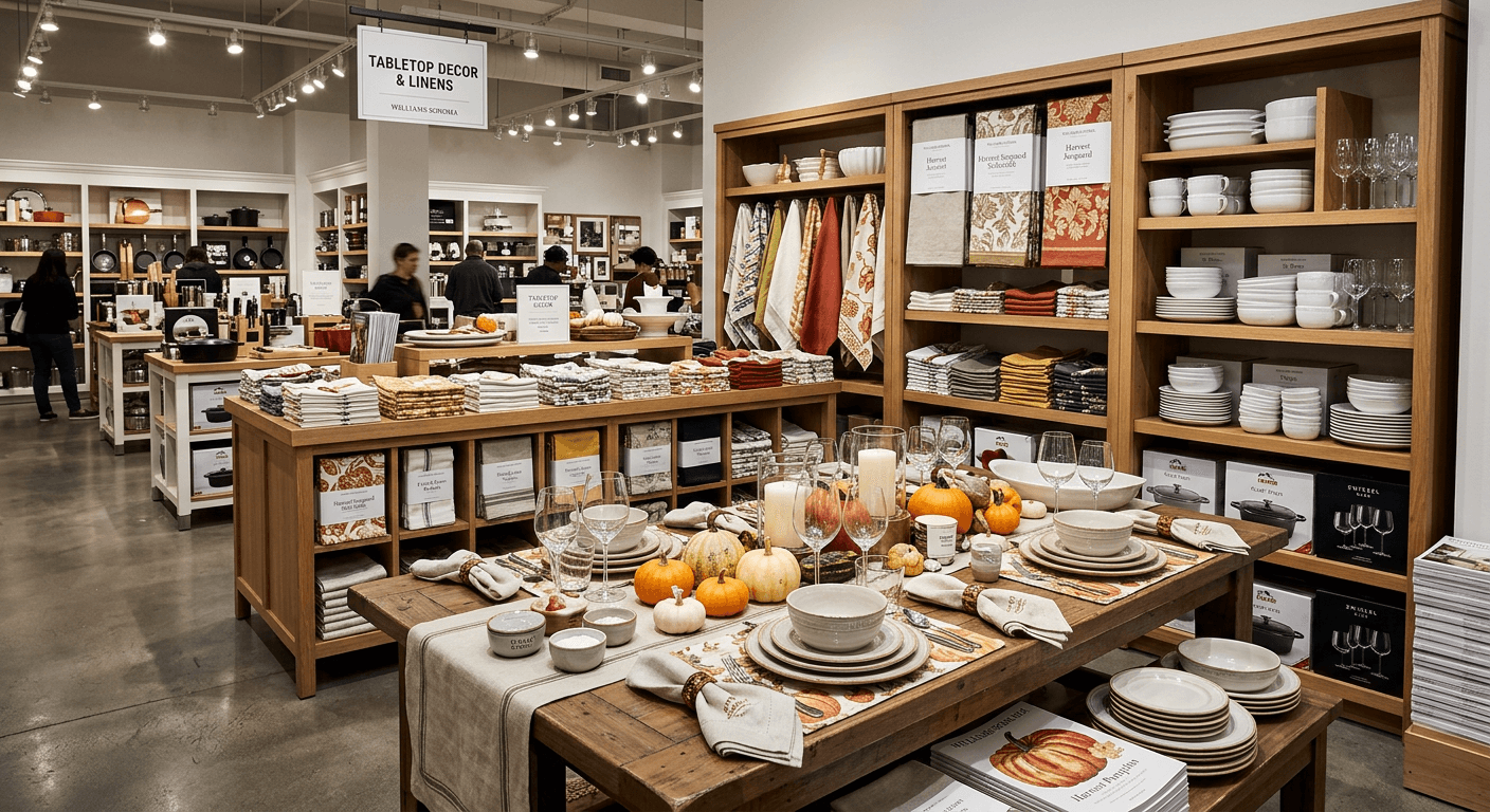 Williams Sonoma Table Linens and Tabletop Decor