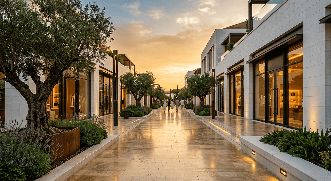 Bayesberry Place promenade